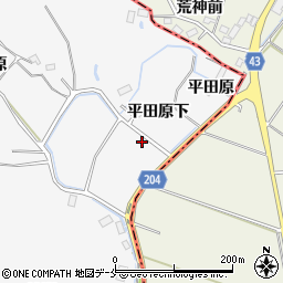 宮城県東松島市大塩平田原下周辺の地図