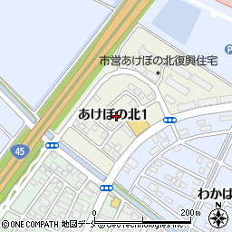 〒986-0869 宮城県石巻市あけぼの北の地図