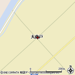 宮城県石巻市真野大曲戸周辺の地図