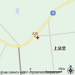 宮城県黒川郡大郷町大松沢法堂周辺の地図
