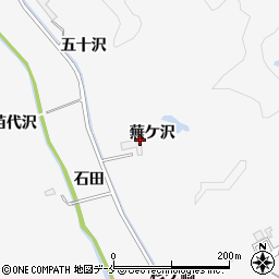 宮城県黒川郡大衡村奥田蕪ケ沢周辺の地図