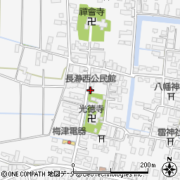 長瀞西公民館周辺の地図