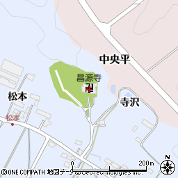 昌源寺周辺の地図