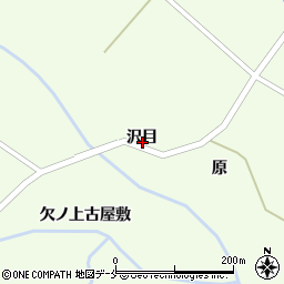 宮城県黒川郡大和町吉田沢目周辺の地図