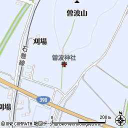 曽波神社周辺の地図