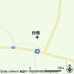 宮城県大崎市鹿島台大迫（台畑）周辺の地図
