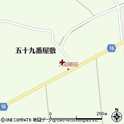 宮城県大崎市鹿島台大迫東高岩周辺の地図
