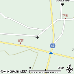 宮城県大郷町（黒川郡）大松沢（腰廻畑）周辺の地図