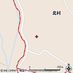 宮城県石巻市北村矢返周辺の地図