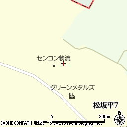 センコン物流株式会社　仙台北部ロジスティクスセンター周辺の地図