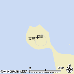 立島周辺の地図