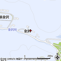 宮城県石巻市南境金沢周辺の地図