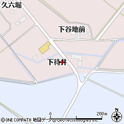 宮城県石巻市鹿又下待井周辺の地図