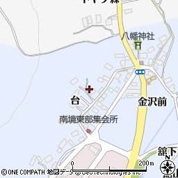 宮城県石巻市南境台37-2周辺の地図