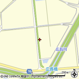 宮城県大崎市鹿島台広長大館下周辺の地図
