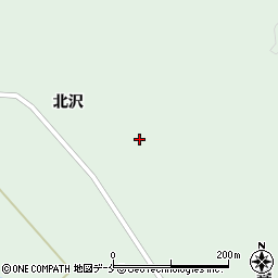 宮城県大郷町（黒川郡）大松沢（北沢山）周辺の地図