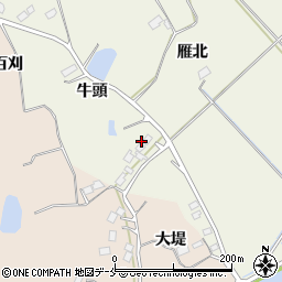 宮城県石巻市広渕牛頭周辺の地図