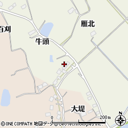 宮城県石巻市広渕（牛頭）周辺の地図