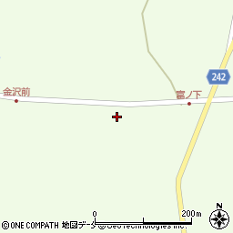 宮城県大崎市鹿島台大迫西金沢周辺の地図