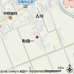 宮城県石巻市広渕町南一周辺の地図