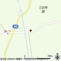 宮城県大崎市鹿島台大迫筒鳴木周辺の地図