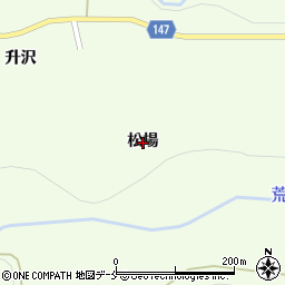 宮城県黒川郡大和町吉田松場周辺の地図
