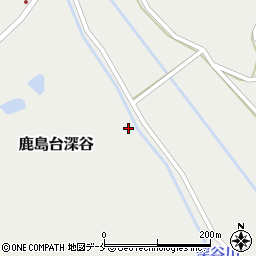 宮城県大崎市鹿島台深谷中屋敷63周辺の地図