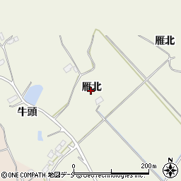 宮城県石巻市広渕雁北周辺の地図