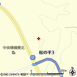 宮城県黒川郡大衡村松の平周辺の地図