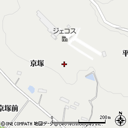 宮城県大衡村（黒川郡）大瓜（京塚）周辺の地図