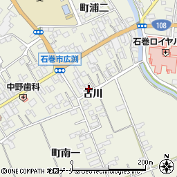 河北新報広渕佐藤新聞店周辺の地図