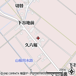 宮城県石巻市鹿又下谷地周辺の地図