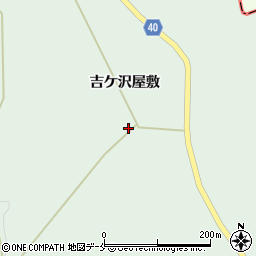 宮城県黒川郡大郷町大松沢吉ケ沢南周辺の地図