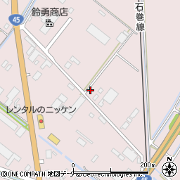 宮城県石巻市鹿又横前周辺の地図