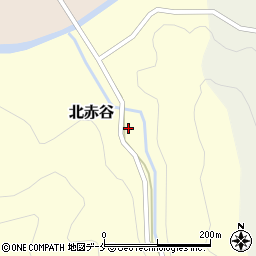新潟県村上市北赤谷250周辺の地図