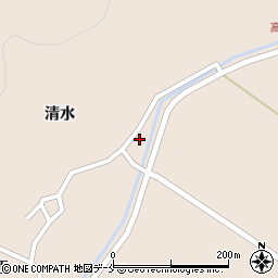 宮城県石巻市高木清水25周辺の地図