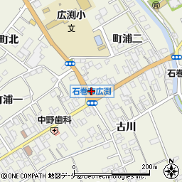 ファミリーマート石巻広渕店周辺の地図