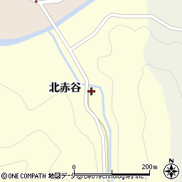 新潟県村上市北赤谷257周辺の地図