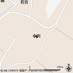 宮城県石巻市高木小沢周辺の地図