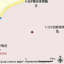 トヨタ自動車　東日本株式会社周辺の地図