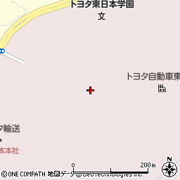 トヨタ自動車　東日本株式会社周辺の地図