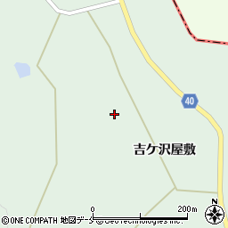 宮城県黒川郡大郷町大松沢吉ケ沢屋敷周辺の地図