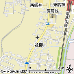 鹿島台タクシー株式会社　第二車庫周辺の地図