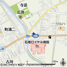 宮城県石巻市広渕寺前一周辺の地図