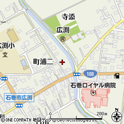 宮城県石巻市広渕町北231周辺の地図