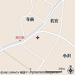 宮城県石巻市高木（一番）周辺の地図