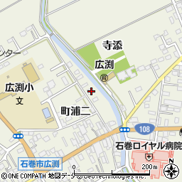 宮城県石巻市広渕町北225周辺の地図