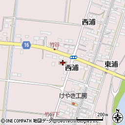 竹谷集落センター周辺の地図