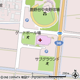 鎌田記念ホール　多目的ホール周辺の地図