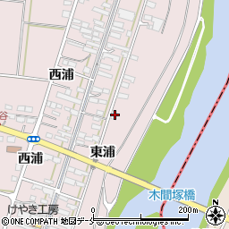 宮城県大崎市鹿島台木間塚東浦25周辺の地図